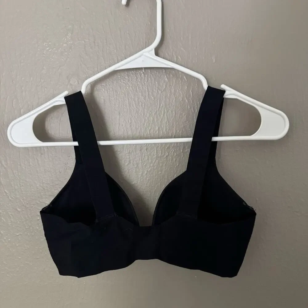 SPANX Black Front Clasp Bra Size 36B thick strap - Picture 4 of 7